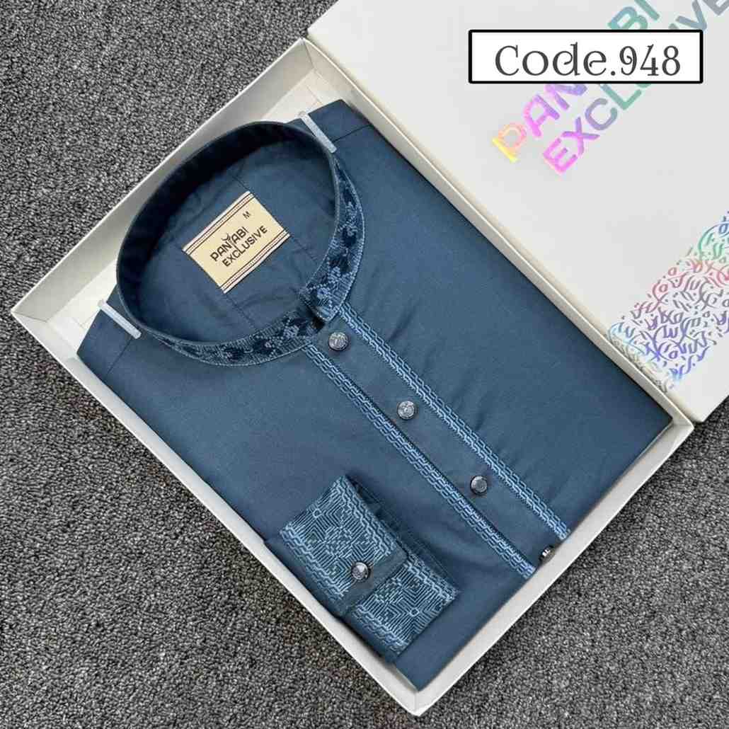 Premium Embodary Cotton Panjabi