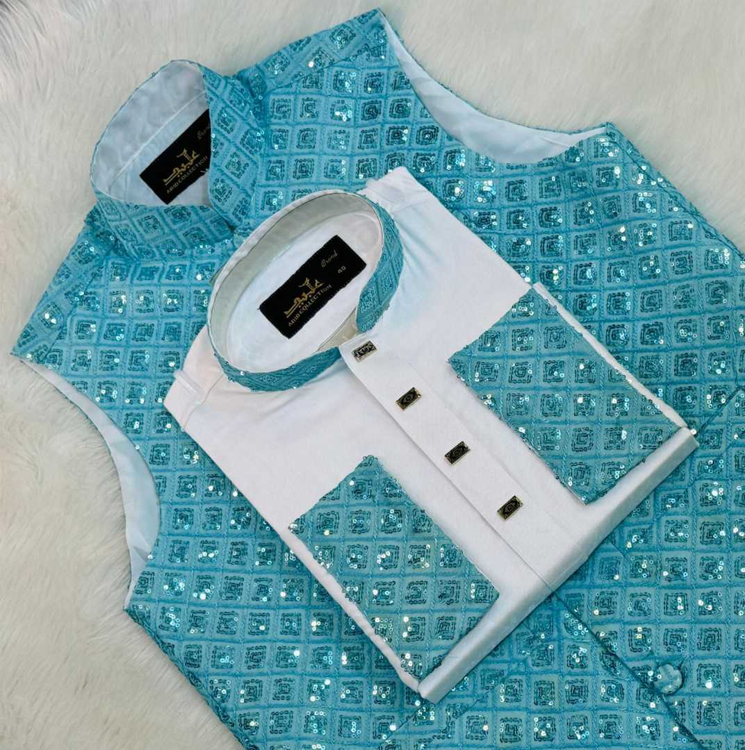 প্রিমিয়াম রেওয়ান সিকোয়েন্স কটি-পান্জাবি সেট 2026